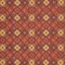 Sunset - Orange Rust,red Burgundy Abstract Geometric Upholstery Fabric 54 Inches"